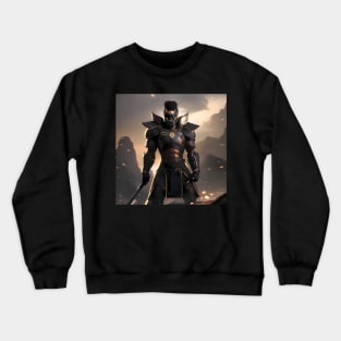 Sword of the Future: A Futuristic African Samurai T-Shirt Crewneck Sweatshirt